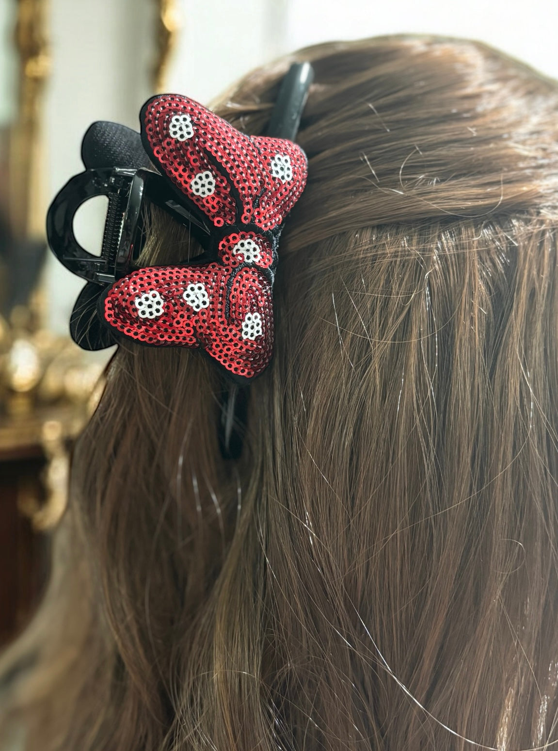 Angelique bow claw clip