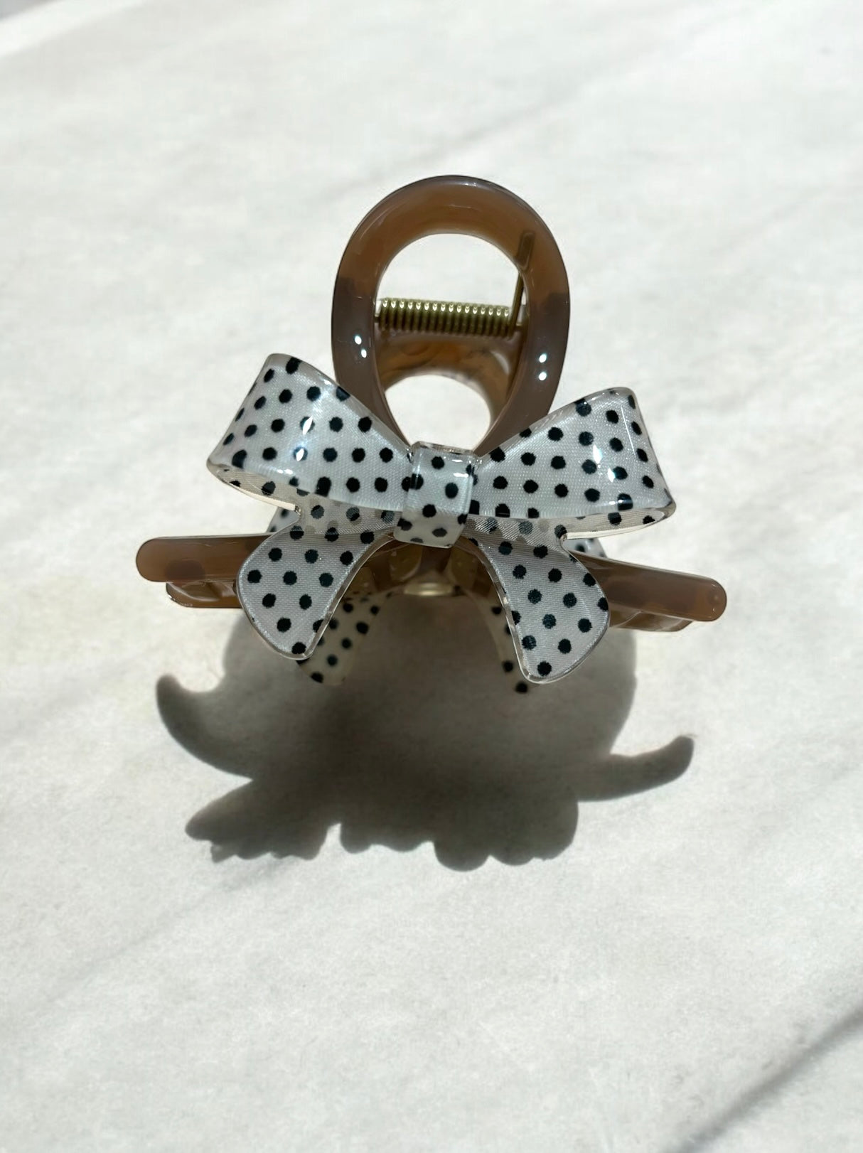 Café ribbon claw clip