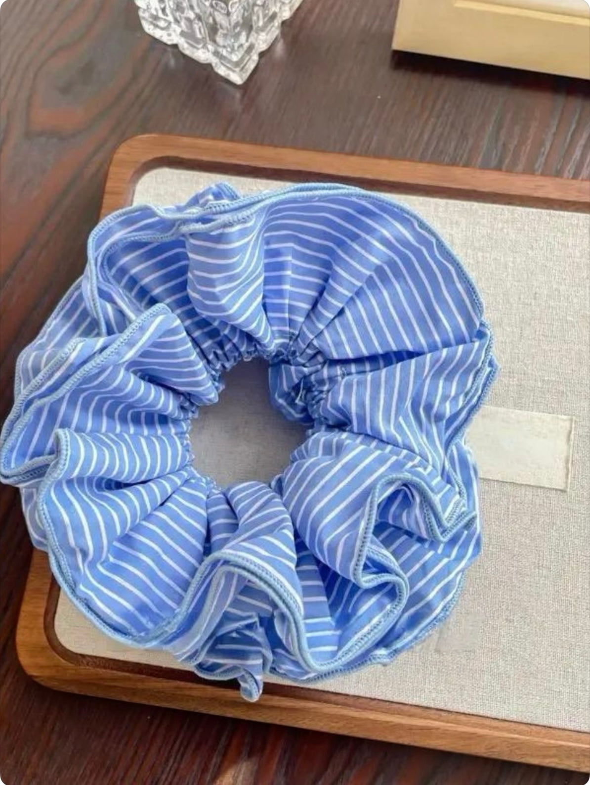 Sapphire serenade scrunchie