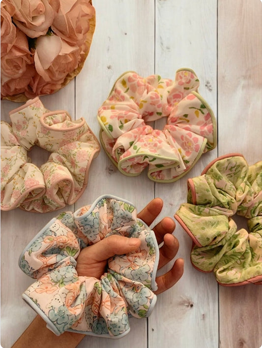 Petal whisper scrunchie