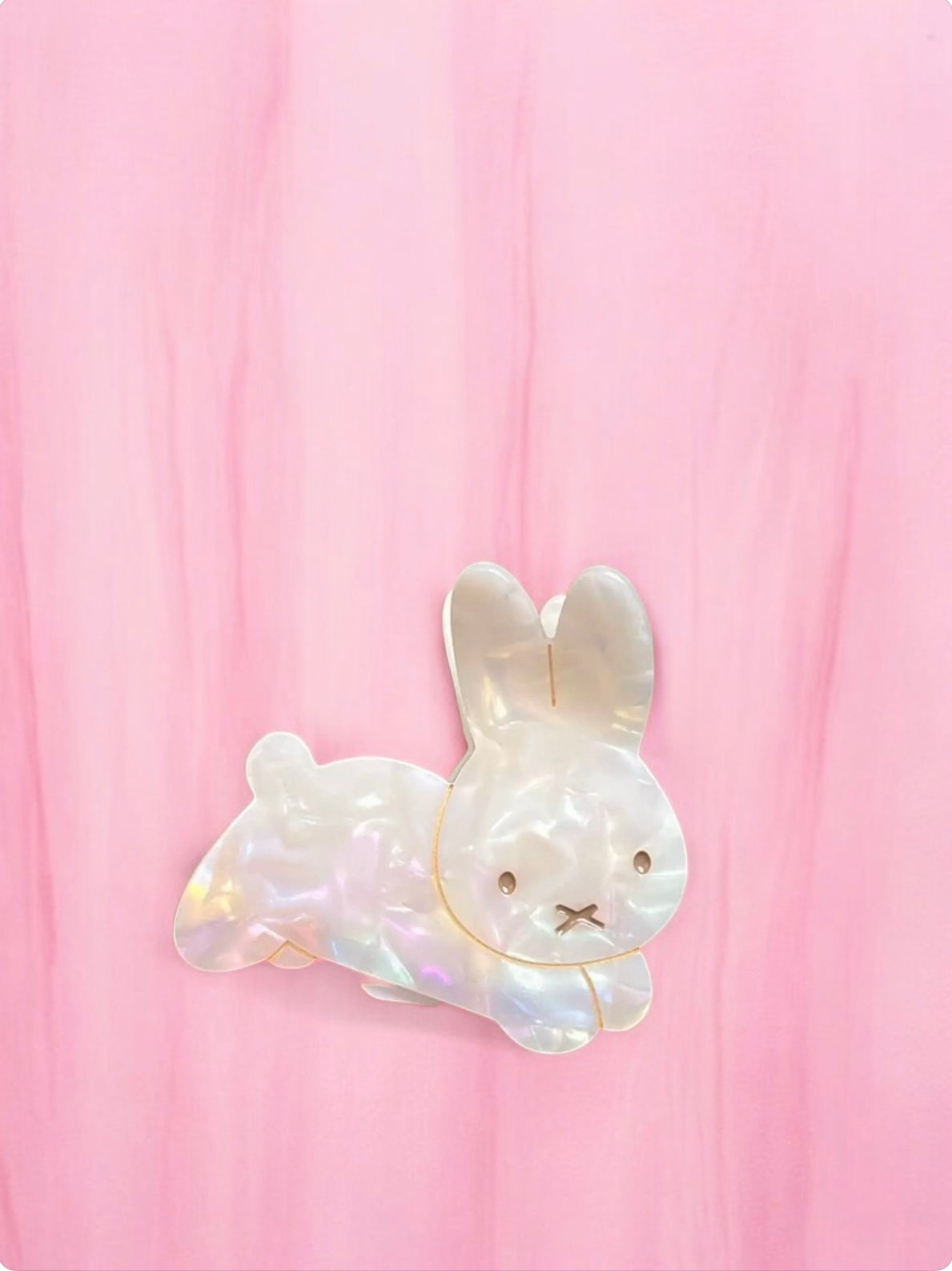 Lunar bunny claw clip