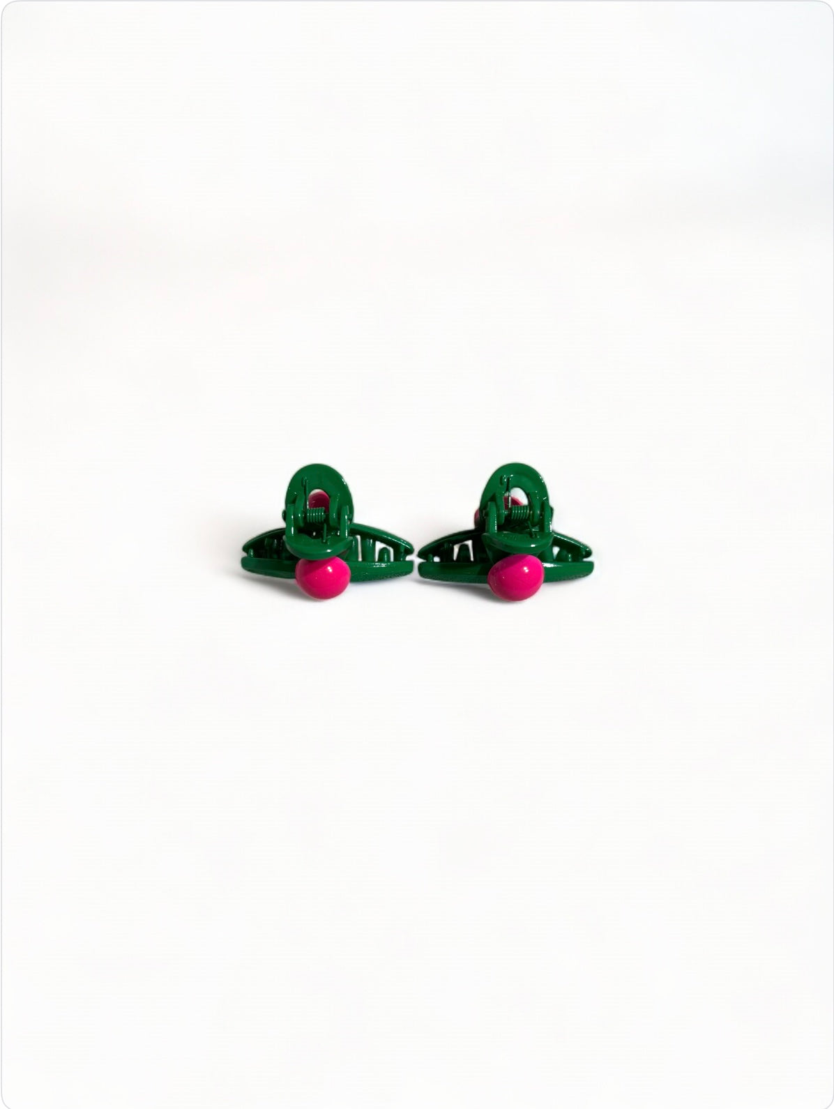 Rosebud kiss claw clip (2 pcs set)