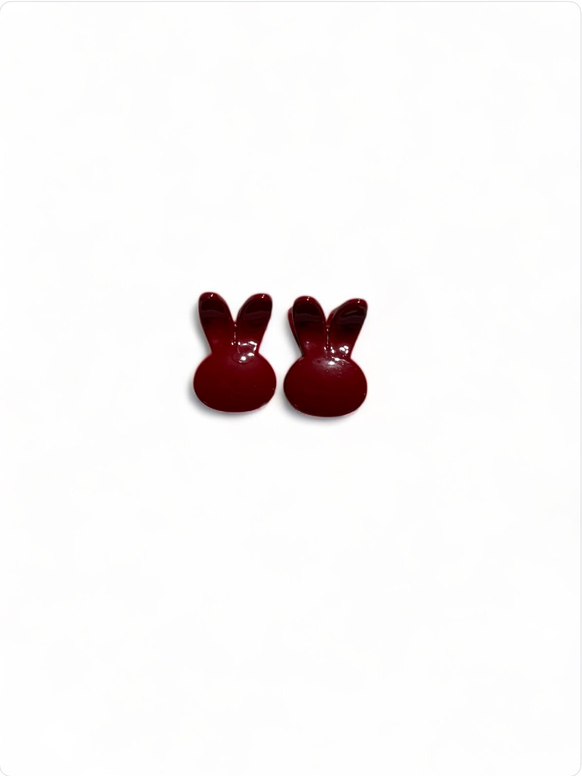 Ribbon Bunny claw clip (2 pcs set)