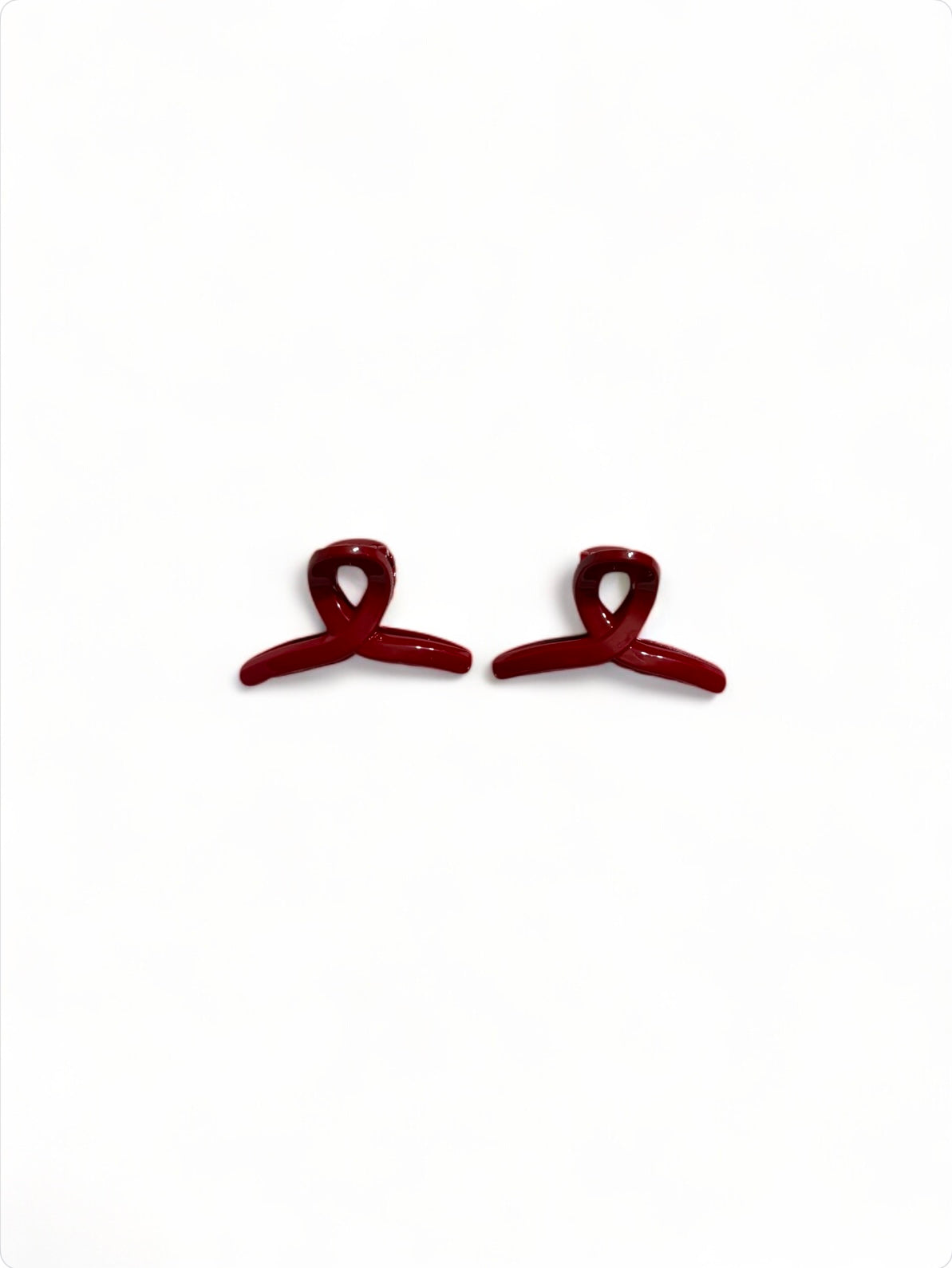 Ribbon Bunny claw clip (2 pcs set)